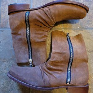 Amiri suede zip ankle boots